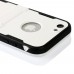 iPhone 6 6s 4.7 - White Waterproof Dust Proof Snow Proof Shock Proof Case Heavy Duty Protective Carrying Cover Case with Built-in Kick Stand